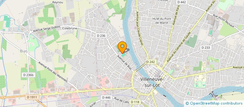 localisation de l'entreprise STG  VILLENEUVE-SUR-LOT