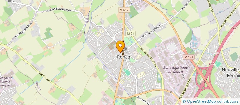 localisation de l'entreprise STG à RONCQ