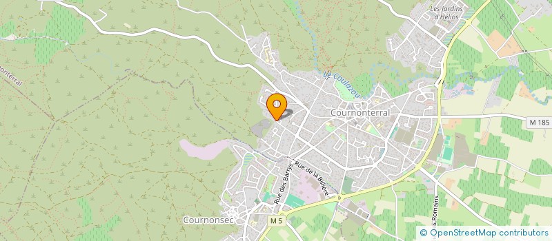 localisation de l'entreprise STG à COURNONTERRAL