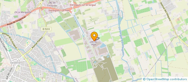 localisation de l'entreprise STG AVIGNON à ENTRAIGUES-SUR-LA-SORGUE