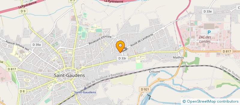 localisation de l'entreprise STG CHOCOLAT à SAINT-GAUDENS