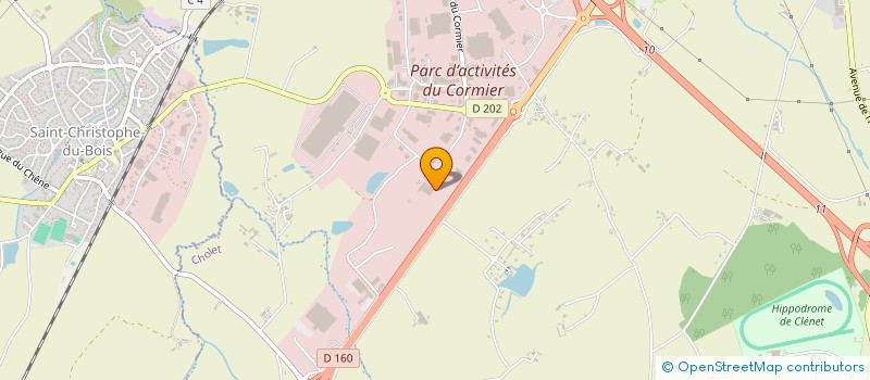localisation de l'entreprise STG CHOLET à CHOLET