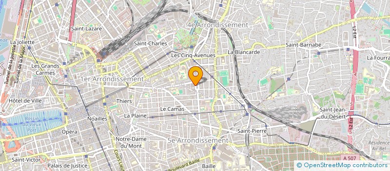 localisation de l'entreprise STG DISTRIB à MARSEILLE