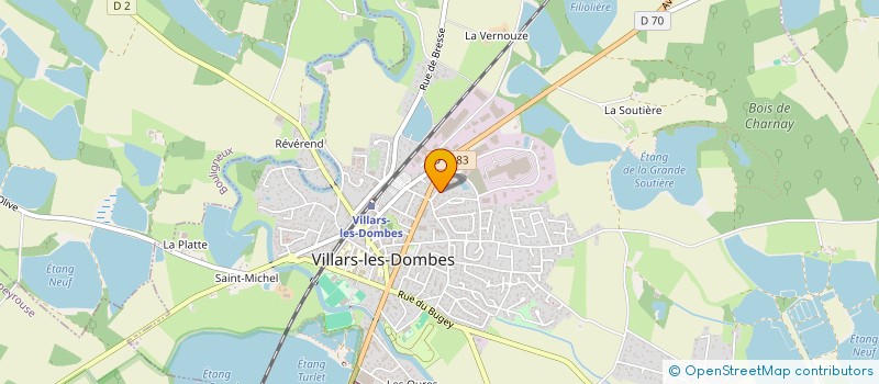 localisation de l'entreprise STG LYON NORD LOGISTIQUE à VILLARS-LES-DOMBES