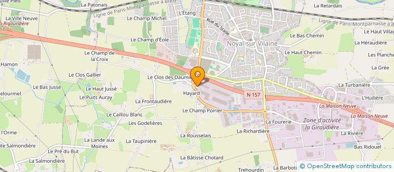 localisation de l'entreprise STG LYON SUD LOGISTIQUE à COMMUNAY