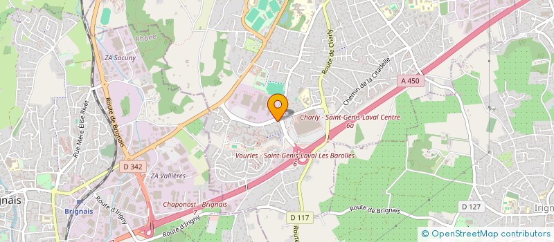 localisation de l'entreprise STG MALL  SAINT-GENIS-LAVAL