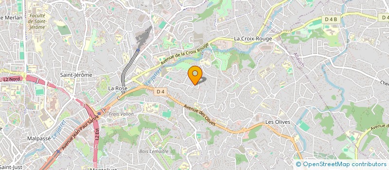 localisation de l'entreprise STG MENUISERIE à MARSEILLE