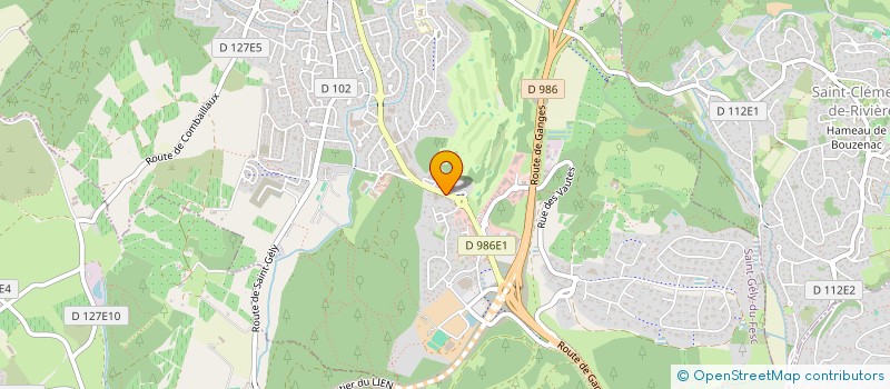 localisation de l'entreprise STG MOTO  SAINT-GELY-DU-FESC