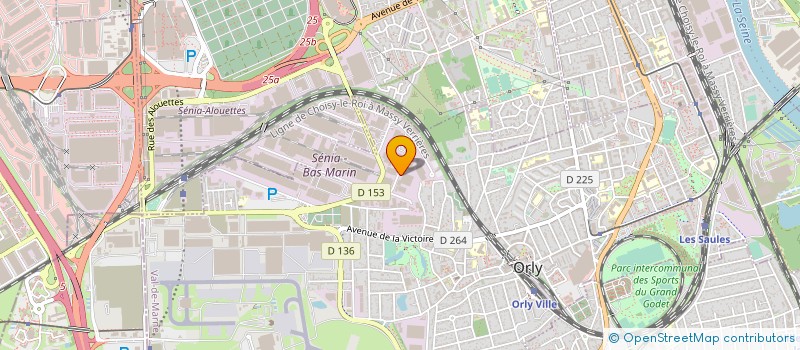 localisation de l'entreprise STG ORLY  ORLY