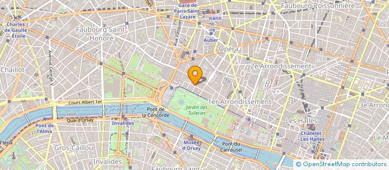 localisation de l'entreprise STG SOCIETE DE TRANSACTION GAGEY à PARIS