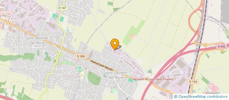 localisation de l'entreprise STG - SOCIETE DE TUYAUTERIE GENERALE  SAINT-LAURENT-DE-MURE