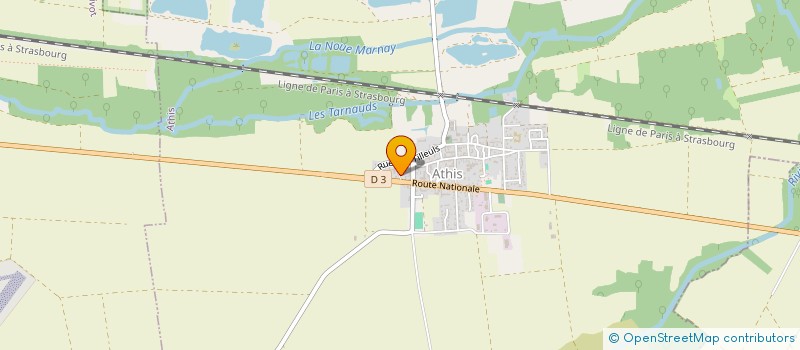 localisation de l'entreprise STGA (SOCIETE DE TRANSPORT GAUDICHAU AMAURY)  COURTISOLS