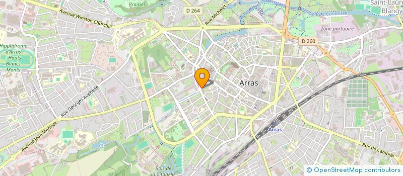 localisation de l'entreprise STGC DEVELOPPEMENT à ARRAS
