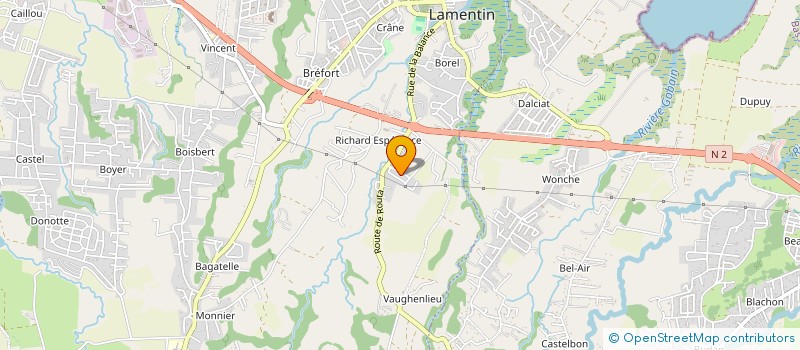 localisation de l'entreprise STGEM  LAMENTIN