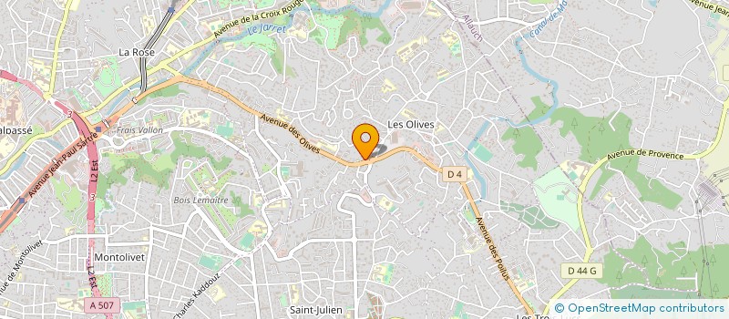 localisation de l'entreprise STGL IMMOBILIER à MARSEILLE