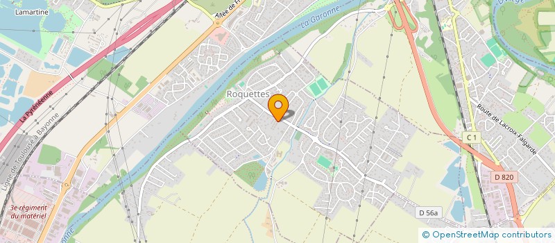 localisation de l'entreprise STGN FORMATION à ROQUETTES
