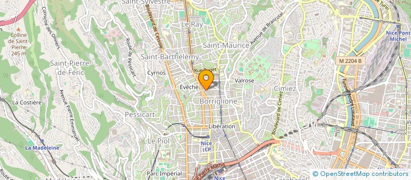 localisation de l'entreprise STGP  NICE