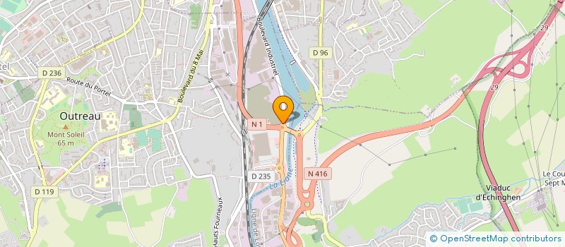 localisation de l'entreprise STGV - THEVENET à OUTREAU