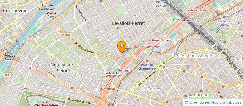 localisation de l'entreprise STH à LEVALLOIS-PERRET