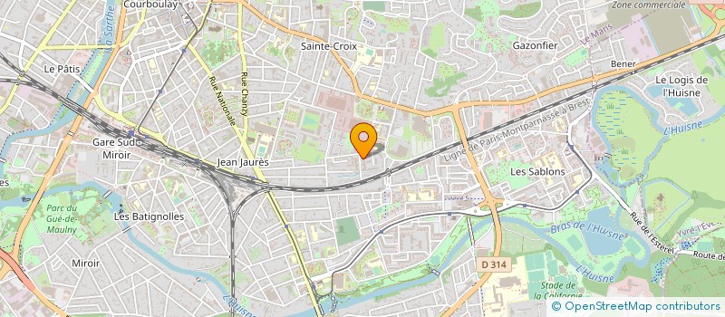 localisation de l'entreprise STH à LE MANS
