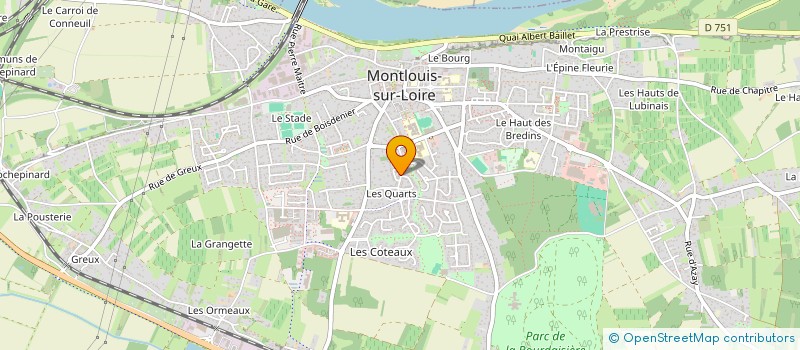 localisation de l'entreprise STH  MONTLOUIS-SUR-LOIRE