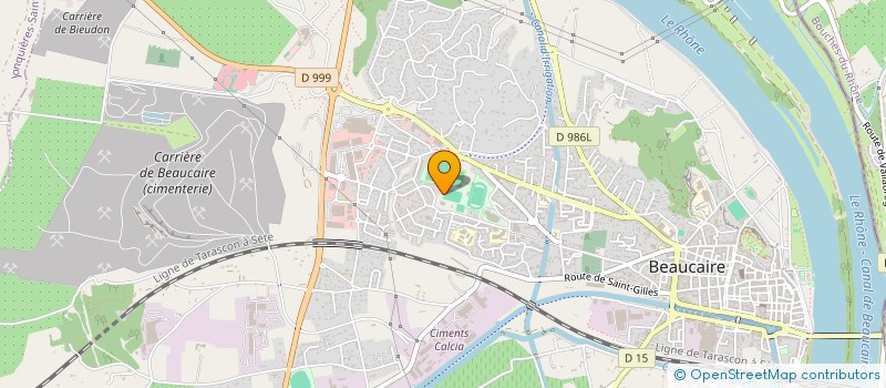 localisation de l'entreprise STH ARMATURES 30 à BEAUCAIRE