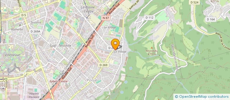 localisation de l'entreprise STH GROUP à SAINT-MARTIN-D'HERES