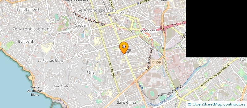 localisation de l'entreprise STH PRO à MARSEILLE