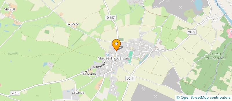 localisation de l'entreprise STHEMA - SOCIETE THOUARSAISE D'EBENISTERIE, DE MENUISERIE ET D'AGENCEMENT à THOUARS