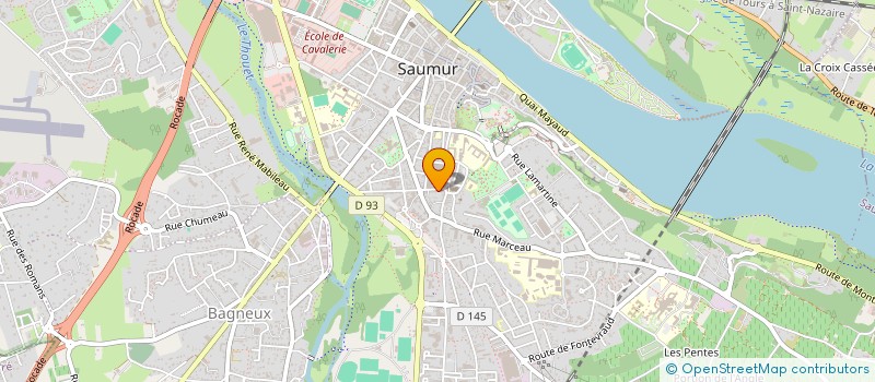 localisation de l'entreprise STHEYO à SAUMUR