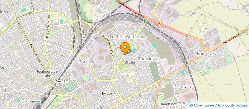 localisation de l'entreprise STHI  REIMS