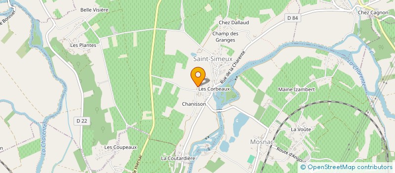 localisation de l'entreprise STHM SASU  MOSNAC-SAINT-SIMEUX