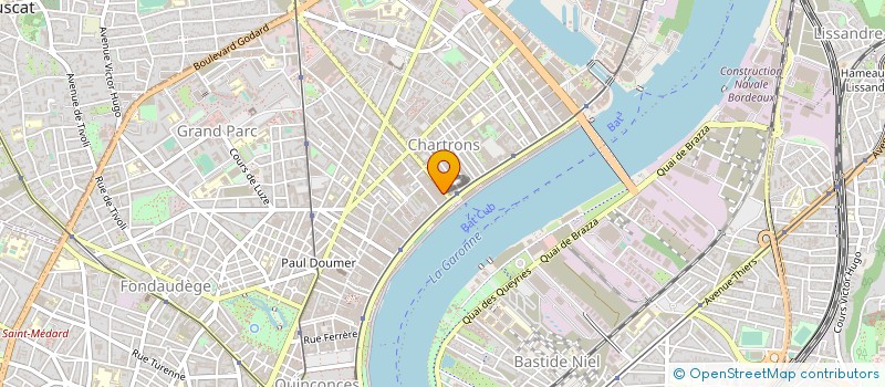 localisation de l'entreprise STI à BORDEAUX
