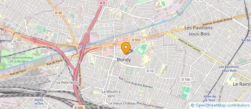 localisation de l'entreprise STI à BONDY