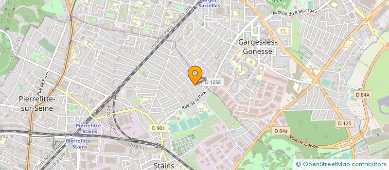 localisation de l'entreprise STI BATIMENT à STAINS