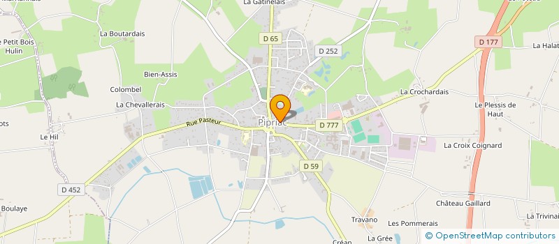 localisation de l'entreprise STI BRETAGNE  PIPRIAC