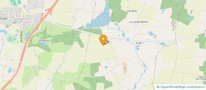 localisation de l'entreprise STI INFINITEC  GUIGNEN