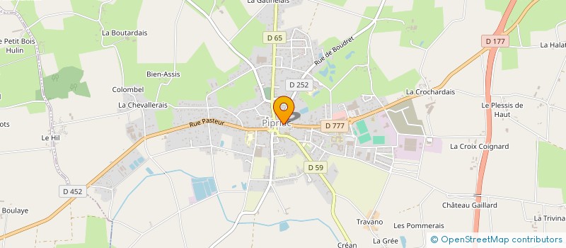 localisation de l'entreprise STI INFORMATIQUE  PIPRIAC