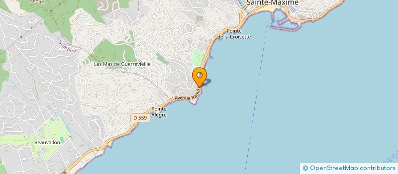localisation de l'entreprise STI LAVERIE à SAINTE-MAXIME