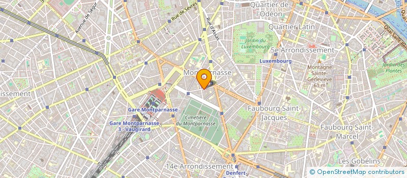 localisation de l'entreprise STI MONTPARNASSE  PARIS