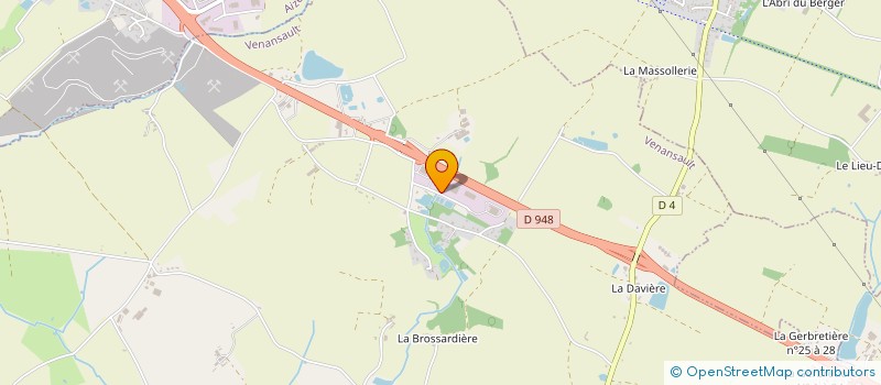 localisation de l'entreprise STI OUEST  VENANSAULT