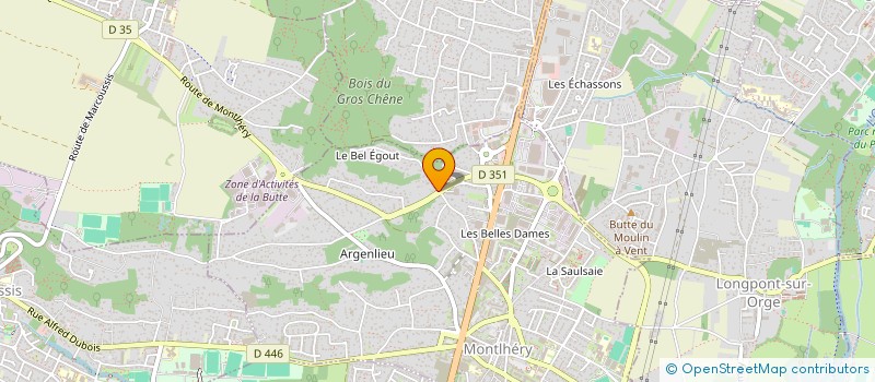 localisation de l'entreprise STI-RAVAL à MONTLHERY