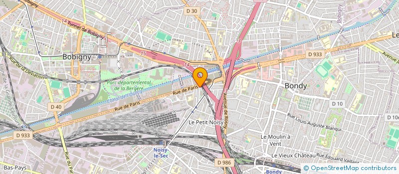 localisation de l'entreprise STI SERVICES à NOISY-LE-SEC