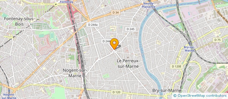 localisation de l'entreprise STIAMO BENE à LE PERREUX-SUR-MARNE