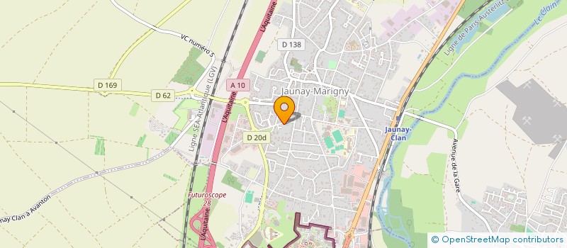 localisation de l'entreprise STIB à JAUNAY-MARIGNY