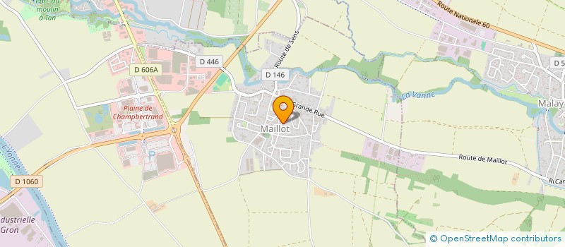 localisation de l'entreprise STIB à MAILLOT