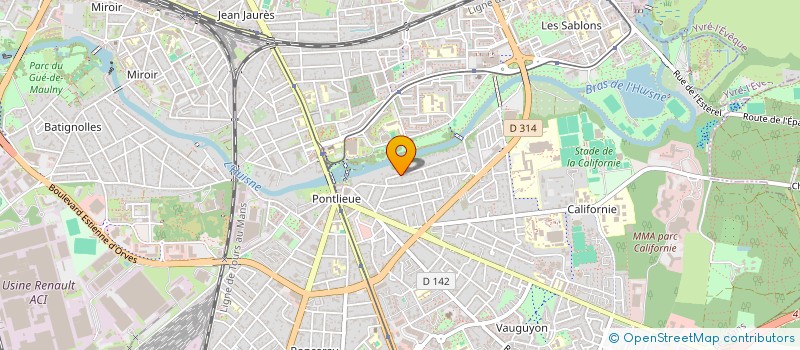 localisation de l'entreprise STIBAC à LE MANS