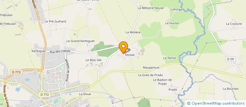 localisation de l'entreprise STIBIDEN  ARZON