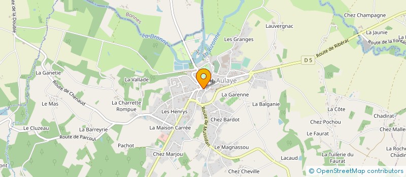 localisation de l'entreprise STIC à SAINT AULAYE-PUYMANGOU