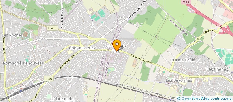 localisation de l'entreprise STICA à HERBLAY-SUR-SEINE